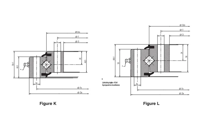LYMC.RKS.160.20.1904 Crossed Roller Bearing - Gearless Design | High Precision Slewing Bearing | Industrial Applications